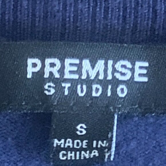 Premise Studio Longline Open Cardigan Sweater Sz S Blue 125L - Picture 6 of 8